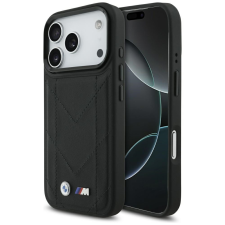 BMW M Quilted Logo Apple iPhone 17 Pro Max MagSafe hátlap tok, fekete tok és táska