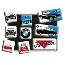 BMW RETRO BMW Auto - Mágnes szett hűtőmágnes