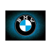 BMW RETRO BMW - Logo Blue Shine - Hűtőmágnes