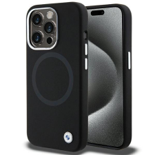BMW Signature Liquid szilikon MagSafe tok iPhone 15 Pro - fekete tok és táska