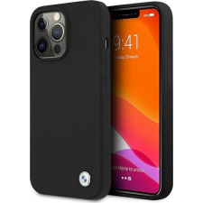 BMW Silicone Signature Apple iPhone 13 Pro hátlap tok, fekete (BMW239BLK) tok és táska