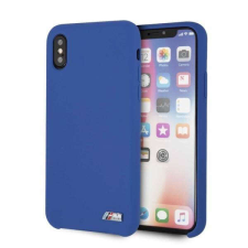 BMW Tok keménytok BMW BMHCPXMSILNA iPhone X /Xs kék szilikon M Collection tok tok és táska