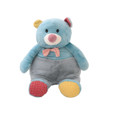  BOB BEAR kék plüss belsejében babatakaróval lakástextília