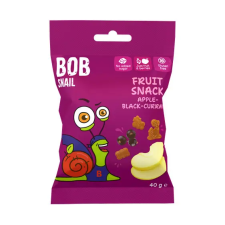 Bob Snail Bob Snail gyümölcs snack alma-feketeribizli 40 g reform élelmiszer