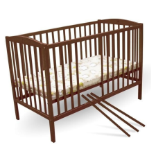 Bobas Ola emelhető magasságú fenyő kiságy 60x120cm - Dió kiságy, babaágy