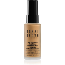 Bobbi Brown Mini Skin Long-Wear Weightless Foundation hosszan tartó make-up SPF 15 árnyalat Honey 13 ml smink alapozó