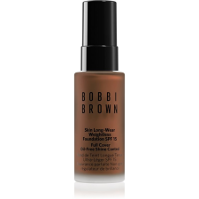 Bobbi Brown Mini Skin Long-Wear Weightless Foundation hosszan tartó make-up SPF 15 árnyalat Neutral Walnut 13 ml smink alapozó