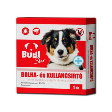  BOBI STAR PIROS NYAKÖRV KUTYÁKNAK A.U.V 1 db nyakörv, póráz, hám kutyáknak