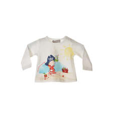 boboli lány hosszú ujjú Póló – Kalóz #fehér gyerek póló