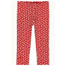 Boboli piros, mintás bébi lány leggings – 68 cm gyerek nadrág