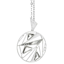 Boccadamo Jewels - bronz nyaklánc-SPICCHI DI LUCE - ezüst - fehér nyaklánc
