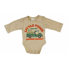  Boci mintás hosszú ujjú baba body kombidressz, body