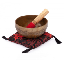 Bodhi Kézzel készült tibeti hangtál, mantra gravírozással, kb. 14 cm - Bodhi jóga felszerelés