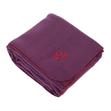 Bodhi Polár jógatakaró ASANA Lotus hímzéssel - lila - Bodhi jóga felszerelés