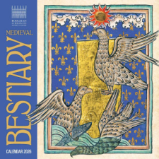  Bodleian Libraries: Medieval Bestiary Mini Wall Calendar 2026 (Art Calendar) naptár, kalendárium