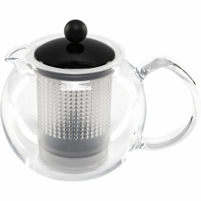 Bodum ASSAM Üveg Teáskanna 0,5L - Fekete (1764805) vízforraló és teáskanna