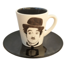 BögeManufaktúra Charlie Chaplin bögre és reggeliző tányér bögrék, csészék