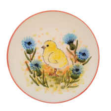 BögeManufaktúra Csibe reggeliző tányér tányér és evőeszköz