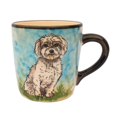 BögeManufaktúra Máltai selyemkutya rövid szőrű bögre bögrék, csészék