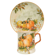 BögeManufaktúra Narancs tökös bögre és reggeliző tányér bögrék, csészék