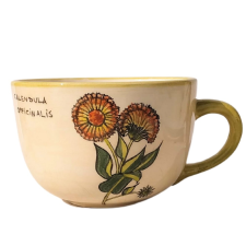 BögeManufaktúra Orvosi Körömvirág Jumbo Bögre bögrék, csészék