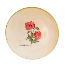 BögeManufaktúra Reggelizős Pipacs Tányér tányér és evőeszköz