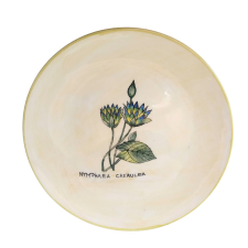 BögeManufaktúra Reggelizős tányér Tündérrózsa tányér és evőeszköz