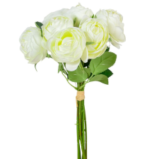  Boglárka köteg 7v. krém M36cm 24db/# dekorációs kellék