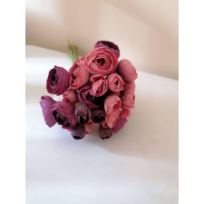  Boglárka Művirág 36 szálas csokorban 30cm #lila-rószaszín dekoráció