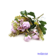  Boglárka selyem csokor 32cm - Halvány Lila dekorációs kellék