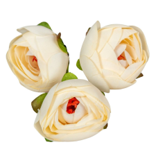 Boglárka virágfej D4,5cm ivory 310 60db/csom dekorációs kellék