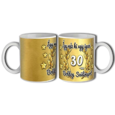 Bögre 300ml, Boldog szülinapot 30 New B120 bögrék, csészék