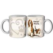 Bögre 300ml, kutyás Baset hound New B385 bögrék, csészék