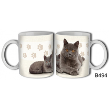  Bögre 3 dl - Brit rövidszörű macska – Macskás Ajándékok Típus: B494 bögrék, csészék
