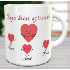 Bögre anyák napjára - Anya szivecskéi bögrék, csészék