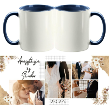  Bögre fotókollázs IV., kétoldalas fényképes bögre - 1 db bögrék, csészék