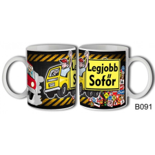 Bögre, legjobb sofőr ajándéktárgy