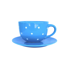 Bögre Manufaktúra Jumbo bögre és reggeliző tányér világos kék bögrék, csészék