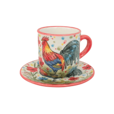 Bögre Manufaktúra Kakas  kávés bögre és kistányér bögrék, csészék