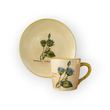 Bögre Manufaktúra Kék Tündérrózsa Reggeliző tányér és bögre bögrék, csészék