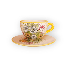 Bögre Manufaktúra Margaréta kis jumbó reggeliző tányérral bögrék, csészék