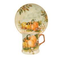 Bögre Manufaktúra Narancs tökös bögre és reggeliző tányér bögrék, csészék