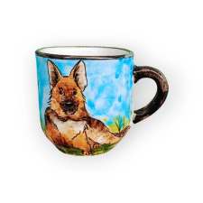 Bögre Manufaktúra Német juhász kávés bögre bögrék, csészék