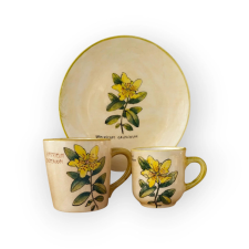 Bögre Manufaktúra Orbáncfű reggeliző szett bögrék, csészék