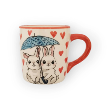 Bögre Manufaktúra Valentin napi nyuszipár bögre bögrék, csészék