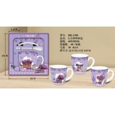  BÖGRE SZETT KER. 16,5X18X9,6CM 3F. bögrék, csészék