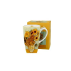  BÖGRE SZÖGLETES PORCELÁN 650ML V.V.GOGH NAPRAFORGÓK