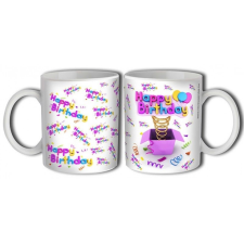  Bögre születésnapra, Happy Birthday, rugós doboz ajándéktárgy