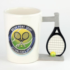  Bögre - Teniszütő és Labda Füllel ajándéktárgy