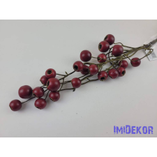  Bogyós ág 66cm - Piros dekorációs kellék